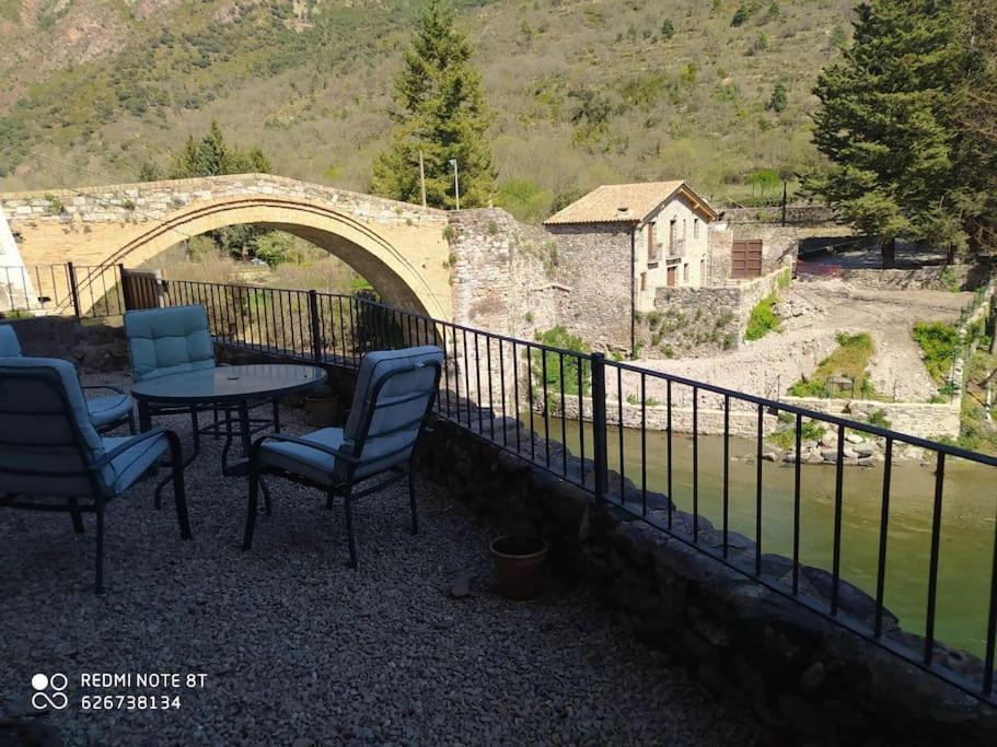 Casa Sobre Rio Noguera Pallaresa Gerri de la Sal Zewnętrze zdjęcie